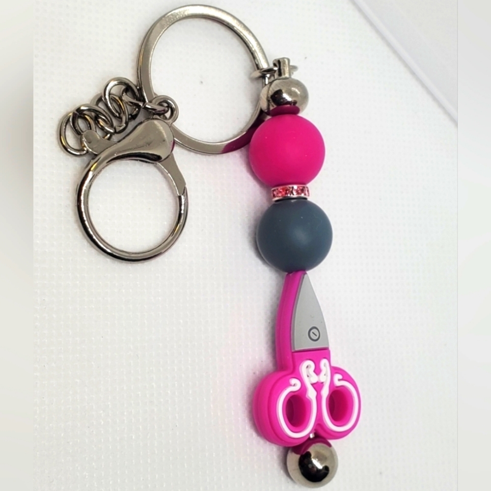 B2G1F 1pc Beaded Keychain, New